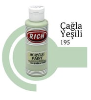 Rich Master Akrilik Boya 120 cc. 195 Çağla Yeşili 