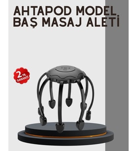 Çok Noktalı Elektrikli Kafa Masaj Cihazı 3 Modlu Rahatlatıcı Masaj