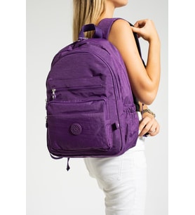 Unisex Okul Çantası Su İtici Hafif Klinkır Kumaş Günlük Sırt Çantası 40*30 Cm Lise Ortaokul Çantası