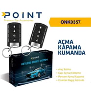 Point Uzaktan Kumandalı Oto Açma Kapama Seti 4 Düğmeli Anahtar