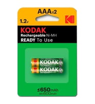 İnce Şarj Edilebilir AAA 650 mah 2 li 1 Paket Kumanda Pili Şarjlı Ni-mh 1 Paket Doldurulabilir Pil