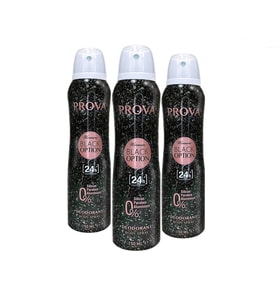 Prova Black Option Kadın Deodorant 150 Ml 3 Adet