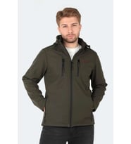 Slazenger ST21JE004 Ha-Yun Erkek Softshell Kapüşonlu Mont & Kaban - Slazenger - Haki (Haki)