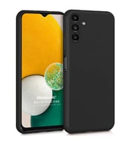 Microsonic Matte Silicone Samsung Galaxy A04S Kılıf Siyah