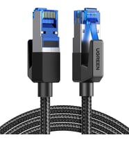 Cat 8 LAN Kablo 40Gbps 2000MHz Süper Hızlı Ağ Kablosu POE RJ45 Gigabit Ethernet Kablosu Wi-Fi PS5/4, Steam Deck, Xbox, Switch, Router, Modem vb. ile uyumlu
