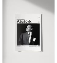 Çerçevesiz Poster Bağımsızlığa Adanmış Bir Ömür (Çok Renkli)