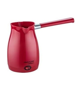 AWOX CAFFEEN KIRMIZI ELEKTRİKLİ CEZVE TÜRK KAHVESİ MAKİNESİ PLASTİK ÇİFT AĞIZ 0.4LT - 5 FİNCAN 1000W (5343)