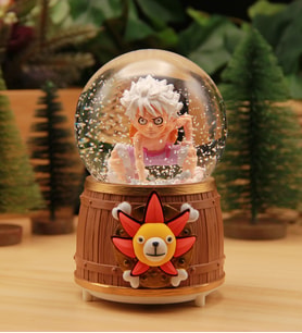 Anime One Piece Işıklı ve Müzikli Kar Küresi Büyük Boy - A