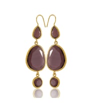 Kadir Jewellery 22 Ayar Altına Kaplama Kadın Sallantılı Küpe -El İşçiliği Ve Hipoalerjenik Küpe