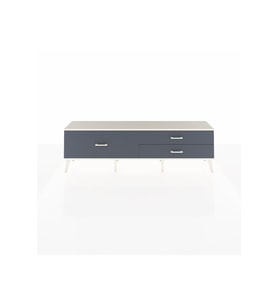 Arges TV Ünitesi 3 Çekmeceli  176x30x51 Çam-Aytaşı/Antrasit