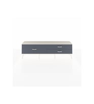 Arges TV Ünitesi 3 Çekmeceli  176x30x51 Çam-Aytaşı/Antrasit