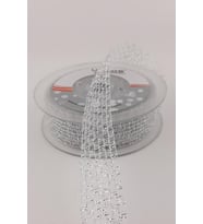 Gümüş Rengi File Simtela Kurdele 20 mt 2.5 Cm