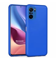 Microsonic Matte Silicone Xiaomi Mi 11i Kılıf Mavi
