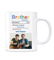 Fotoğraflı Brother Google Arama Motoru Erkek Kardeş Kupa