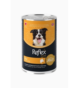 Reflex Plus Jöle İçinde Dana Etli Yetişkin Konserve Köpek Maması 400 Gr