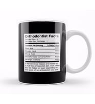 Facts Funny Dentist Orthodontist Kupa Bardak Porselen