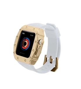 Lexroo Watch 7 45mm KRD-65 Kordon - Beyaz-Gold
