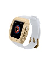 Lexroo Watch 7 45mm KRD-65 Kordon - Beyaz-Gold