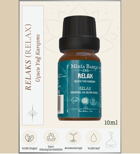 Relaks (RELAX) Uçucu Yağ Özel Seri, 10 ml Ve Buhurdanlık