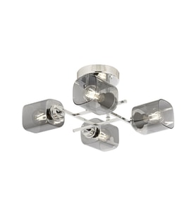 AVONNI AR-60271-4K Krom Kaplama Modern Avize E27 Metal Cam 44cm