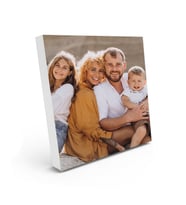 Ahşap Çek Yapıştır Fotoğraf Çerçevesi - 20x20cm-4 adet-baskılar dahil (Gümüş)