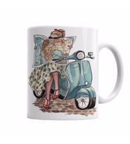 vespa travel    Kupa Bardak Porselen