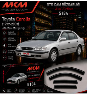 Toyota Corolla (1999-2003) 4'lü Mugen Cam Rüzgarlığı