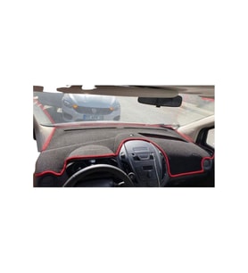 2013-2020 Modellerine Uygun Ford Connect Torpido Koruma Halısı Siyah Kenar Renk Kırmızı