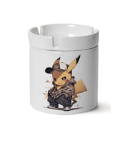 Pokemon Pickhacu Baskılı Porselen Küllük Makinede Yıkanabilir