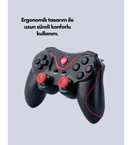 Profesyonel Oyuncu Kablosuz Gamepad Çoklu Cihaz Desteği