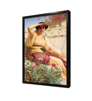 Kadın Çerçeveli Mdf Tablo