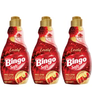 Bingo Soft Çamaşır Yumuşatıcı Konsantre 1440ML Lovely (3 Lü Set)