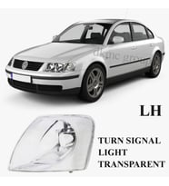 PASSAT B5 SEDAN 1997-2000 MODEL ARASI UYUMLU SOL SÜRÜCÜ TARAFI ŞEFFAF ÖN SİNYAL LAMBASI