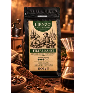 Filtre Çekirdek Kahve 1000 g (1 kg) %100 Arabica Nitelikli Orta Kavrum V60 French Press Uyumlu