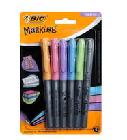 Bic Marking Color Permanent Marker Pastel Renkler 6lı Set