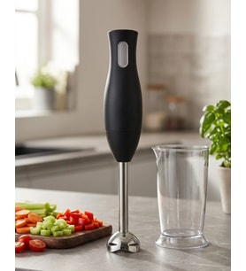 El Blenderı Paslanmaz Çelik Metal Ayaklı Ergonomik Tasarımlı Mutfak Blender