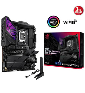 ASUS ROG STRIX Z890-E GAMING WIFI-7 DDR5 THUNDERBOLT-HDMI DP PCIE 5.0 1851p ATX