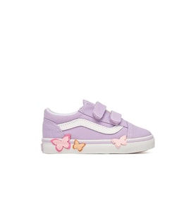 Vans Old Skool V Butterfly Bebek Günlük Ayakkabı VN000EFHFSF1 Mor