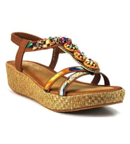 Guja 155 24YS Kadın Günlük Sandalet Camel