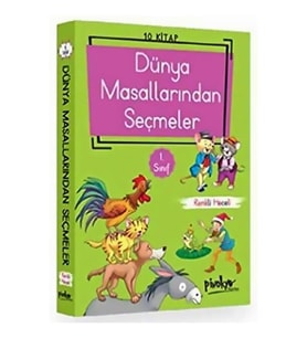 1. Sınıf Dünya Masallarından Seçmeler Seti 10 Kitap