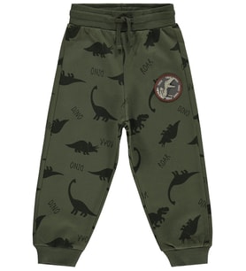 Civil Boys Dınosaur Walk Emp.Etiketli 2-5 Yaş Eşofman Altı - Haki