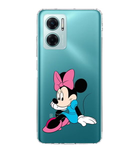 Redmi Note 11e  Kamera korumalı Kapak Minnie Mouse Tasarımlı  Şeffaf Kılıf