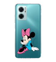 Redmi Note 11e  Kamera korumalı Kapak Minnie Mouse Tasarımlı  Şeffaf Kılıf