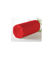 Clasy Tek Kişilik %100 Pamuklu Lastikli Çarşaf + 1 Adet Yastık Kılıfı 100 x 200 (Kırmızı)