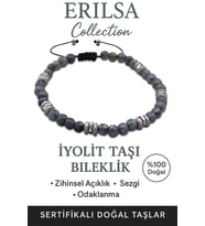 Sertifikalı Fasetli AAA+ Terahertz ve İyolit Taşı Bileklik – İnce Model İlham ve Sezgi (Çok Renkli)