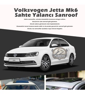 Wv Jetta mk6 Parlak Siyah Yalancı Çakma Sahte Sunroof