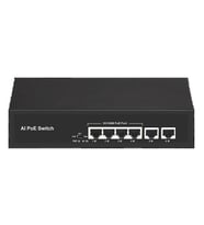 ODS 4port PoE 60w 2-Uplink 10/100 Yönetilemez Switch 08ODS-4P2U