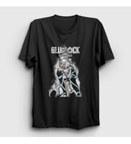 Presmono Unisex Siyah Seishiro Nagi Futbol Soccer Anime Bluelock T-Shirt 450153tt