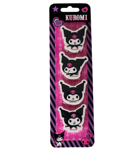 DEKOMUS İLE YENİ SEZON LİSANSLI KUROMI 4'LÜ SİLGİ
