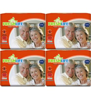 FreshLife Yetişkin Hasta Bezi Bel Bantlı L - Large - Büyük 120 Adet (4PK*30)